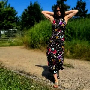 Patron de couture robe Jersey nouée - Mathilde - PDF