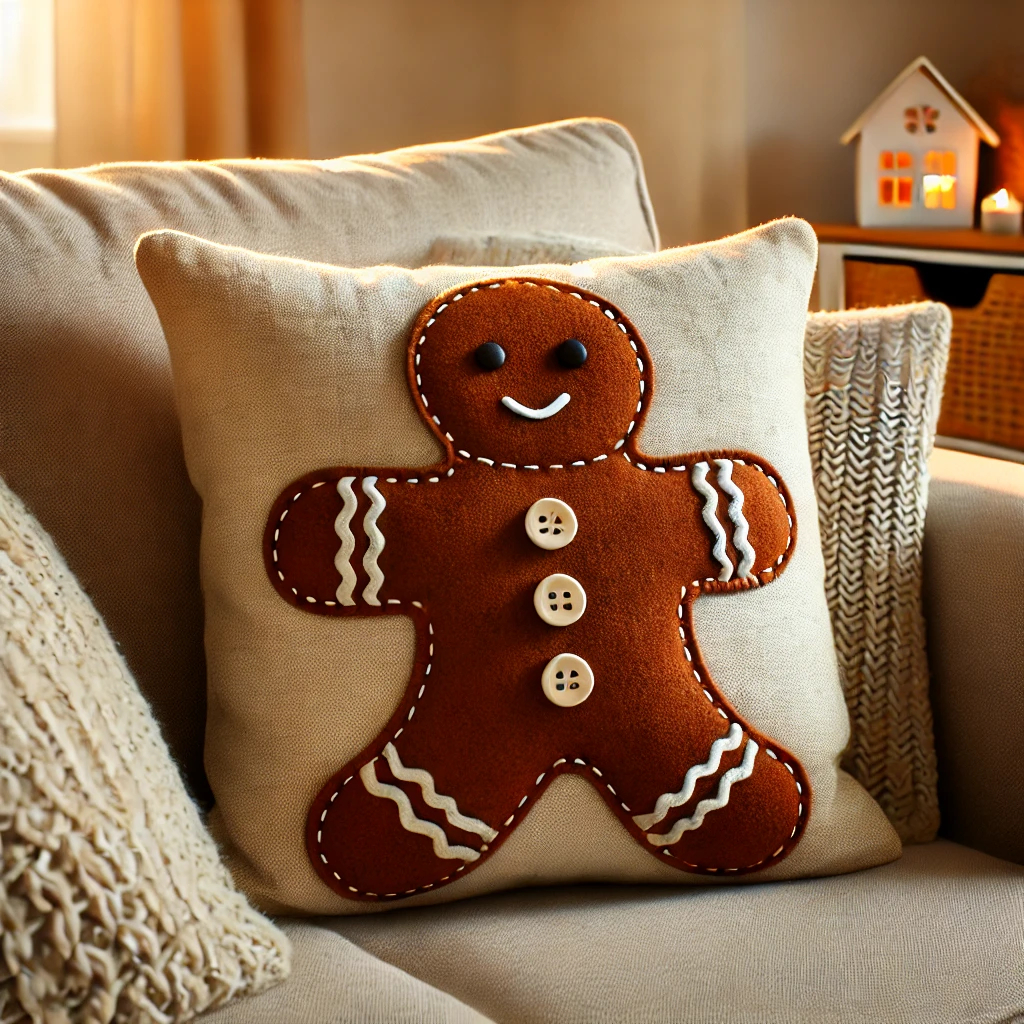 coussin bonhomme biscuit fait maison